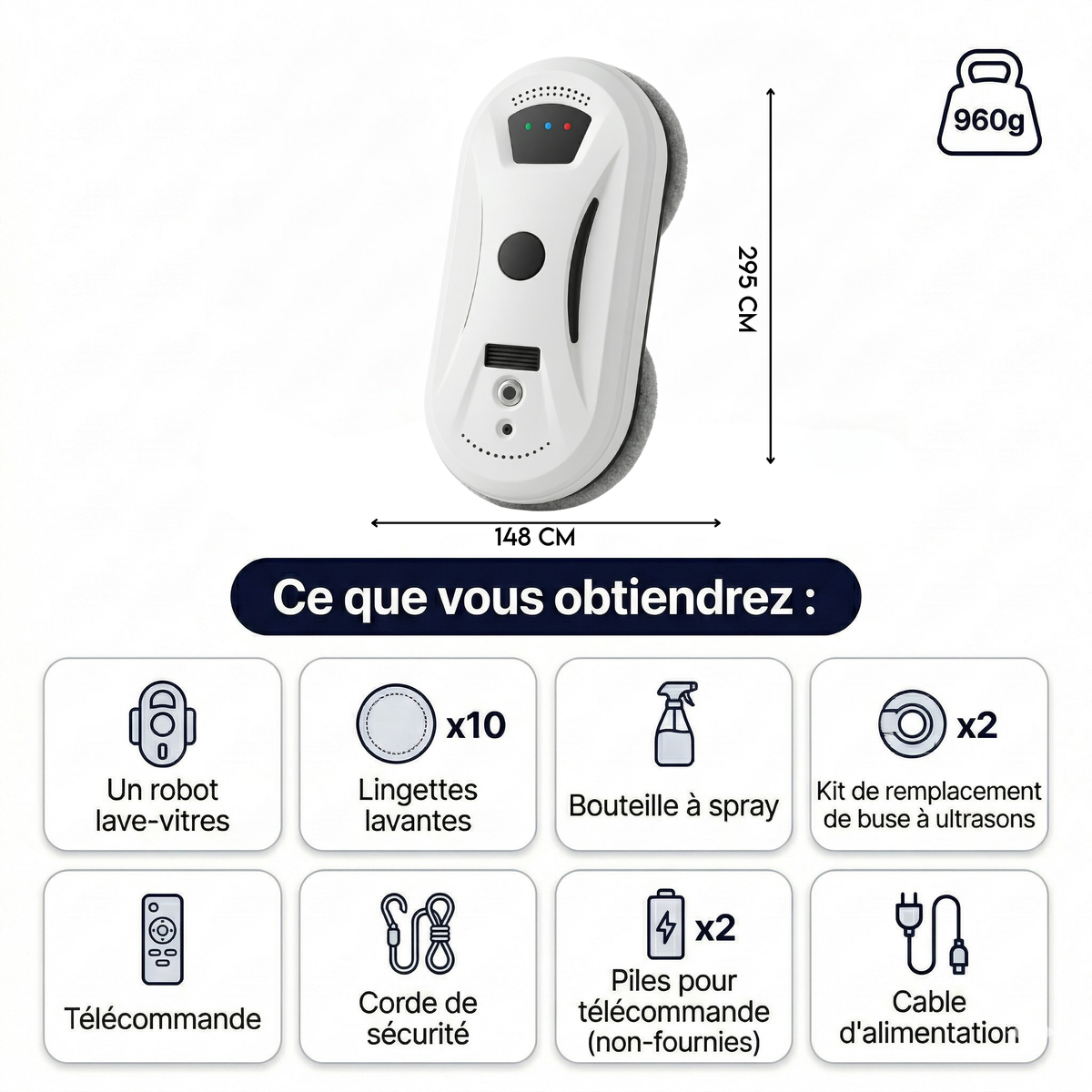 Robot Lave-Vitre Essential