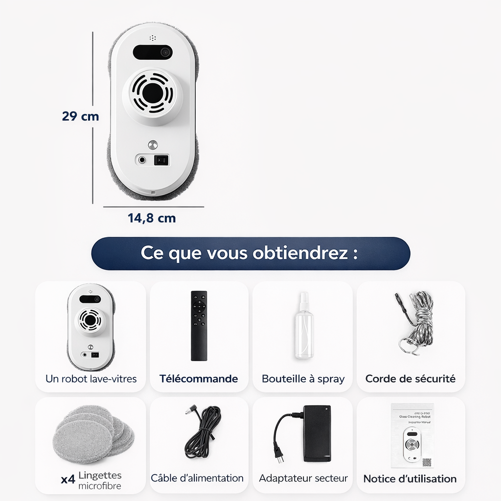 Robot Lave-Vitre Pro